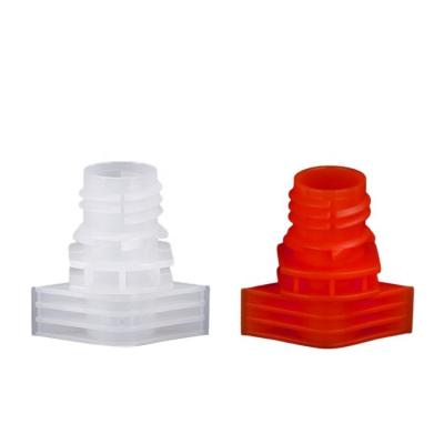 China Non Spill 2021 New Style Factory Custom Plastic Spout Cap Food Grade Plastic Spout Cap for sale