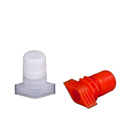 China Non Spill 2021 New Style Factory Custom Plastic Spout Cap Food Grade Plastic Spout Cap for sale