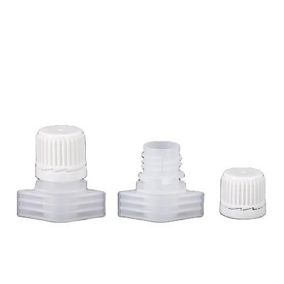 China Non Spill Standup Factory Wholesale Price Plastic Spout Lid Bag 13mm Plastic Spout Lid for sale