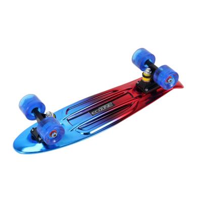 China Various Child Promotional Goods Using Cruise Fish Plastic Kids Skate Board Custom Price Skateboard for sale