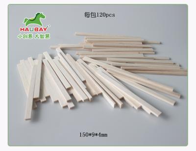 China Factory Supply Model Balsa Sticks Size And Package 9*4*150mm Customized Balsa Wood for sale