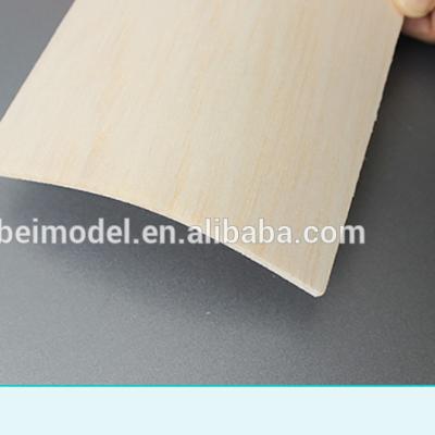 China Recyclabel 1000*80*1 nature color balsa sheet for fish floats, for model for sale