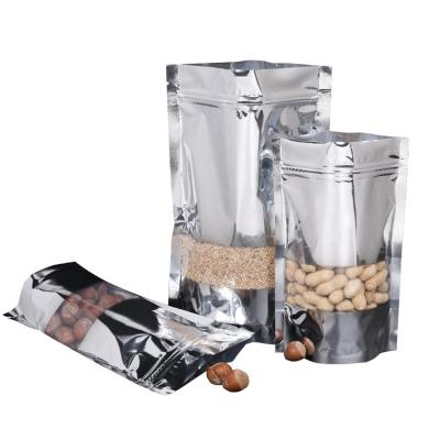 China Resealable Clear Zipper Moisture Proof Bag Stand Wholesale Aluminum Foil Packaging Bag for sale