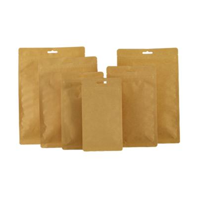 China Biodegradable Biodegradable Stand Up ZipperFlat Bottom Pouch Eight Sides Seal Bag Food Snacks Resealable Packaging Bag for sale