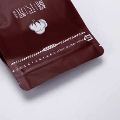 China Eight Side Seal Moisture Proof Wholesale Coffee Beans Packaging Bag Custom Logo Printing Plastic Bag Zipper Lock Aluminum Foil Packaging Bag for sale