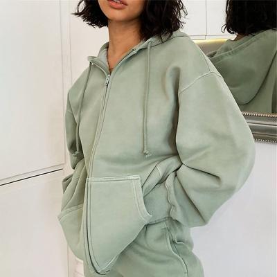 China Soft Thick Heavy Soft Custom Logo Printing Women's Anti-wrinkle Fleece Hoodies Oversized Hoodies Women for sale