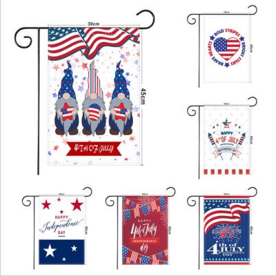 China New Design Promotion American USA USA Independence Day Garden Hanging Flag for America Nation Day Celebrated Flag for sale