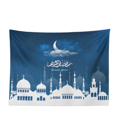 China Ramadan Tapestry Eid Mubarak Decorations Ramadan Decorations Muslim Ramadan Background Photography Backdrop Dobby Wall for sale