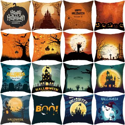 China New Design Halloween Cushion Cover Pillow Case Pillow Cover Halloween Home Decor Pillow Case Christmas Home Decorative Decorations for sale