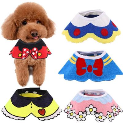 China Best Viable Selling Fashion Pet Supplies Individual Collar Cat Bandanas Scarf Dog Acce Decoration Cotton Pet Saliva Towel Dog Scarf Pet Collar for sale