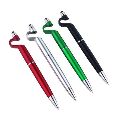 China Twist 3 in 1 Multifunctional Ballpoint Pen with Mobile Phone Support Stylus Ballpoint Pen for Promotional for sale