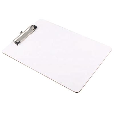 China A4 MDF Eco-friendly Wooden Whiteboard With Metal Clip Writing Drawing Board Clips Custom Use For Office And School for sale