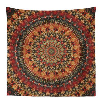 China Wholesale Custom Twill Indian Bohemian Mandala Boho Hippie Polyester Digital Printed Wall Hanging Tapestry for sale