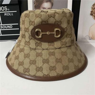 China Bucket Hat Fashion Verified Luxury Brand Designer Casual Hats Men Women Travel Beach Triangle Hat for sale