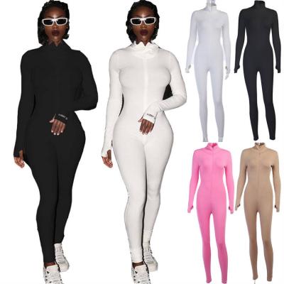 China 2021 fashion anti-pilling romper shorts boutique clothing long sleeve sexy rompers and overalls Lucky Label Jumpsuit For Women for sale