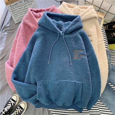 China 2021 Hoodies Autumn Gym Casual Anti-Wrinkle Pullover Sweatshirt For Women for sale