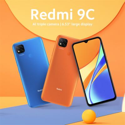 China Dual SIM Card Original Redmi 9C 3GB RAM 64GB ROM Xiaomi MediaTek Helio G35 6.53