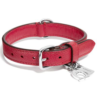 China Dogs Wholesale OEM Custom Adjustable Leather Pet Collars And Leashes for sale