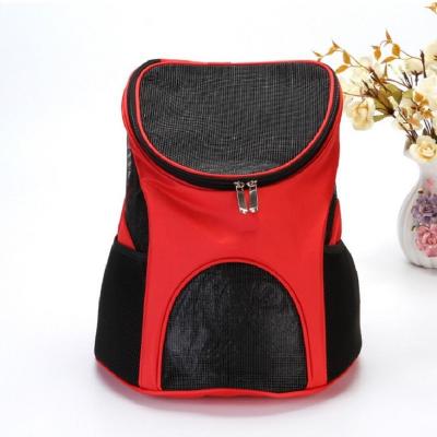 China Dog Carrier Backpack Cat Carrier Portable Zipper Mesh Breathable Duffel Bag Pet Travel Viable Outdoor Pet Dog Carrier Backpack for sale