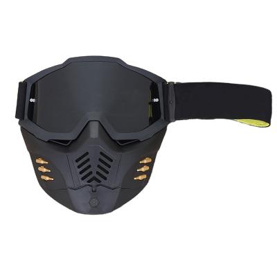 China Sports  Glasses Motorcycle glasses tactical full face mask windproof paintball mask windproof custom design high quality off-road goggles for sale