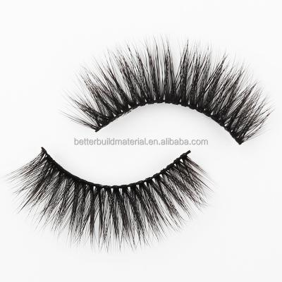 China Wholesale Natural Soft False Eyelash Magnetic Custom Magnetic Eyelashes 3 Pairs Each Box Packed for sale