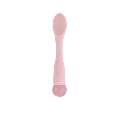 China EYE Silicone Face Mask Brush Rose Quartz Jade Cosmetic Mixing Spatula Wrinkle Remove Eye Cream Massage Tool for sale