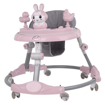 China 6-18 Month Foldable Anti O-leg Baby Walker 7 Speed ​​Adjustment Baby Stroller Baby Toys Walkers Foldable Baby Walker for sale