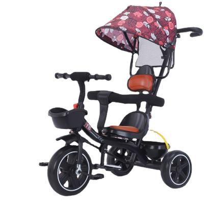 China 2022 New Factory Wholesale Multi Color 3 Comfortable In 1 Kids Bike Kids Tricycle With Canopy For 2-8Years Old for sale