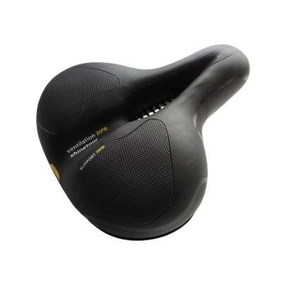 China Cheapest Soft Saddle Durable Leather Comfortable Waterproof Road Bicycle Shockproof Saddle for sale