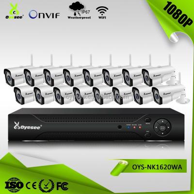 China OYS-NK1620With a 16CH 1080P 2 Megapixel 30pcs IR LEDs and 25 Meters IR Extend IP67 Waterproof Security Camera Outdoor Wireless System OYS-NK1620With for sale