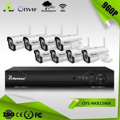 China 8 Channel Wireless CCTV System Built In Wireless Nvr IP67 Video IP Camera Security System OYS-NK813With for sale