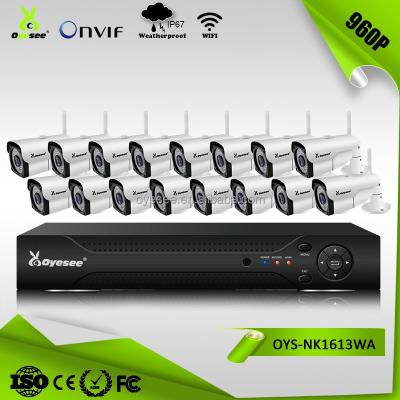 China OYS-NK1613With 16 Channel 960P Range IP67 Wireless Security Camera Surveillance System 1.3 Megapixel 30pcs IR LEDs 25m IR Outdoor OYS-NK1613With for sale