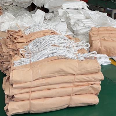 China Eco - Friendly U Tube Panel 1000KG 1500KG 1 Ton Bulk Cross Corner Bag / Container Bag for sale