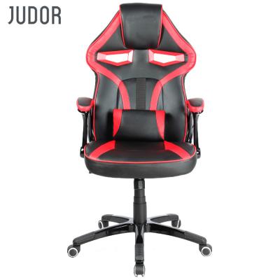 China Judor Chair Leather Ergonomic High Back Gaming Chair Cheap Executive Office Swivel Racing Gaming Chair for sale