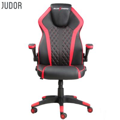 China Executive Chair Judor PU Leather Gaming Office Chair Racing Style Computer Desk Chair Computer for sale