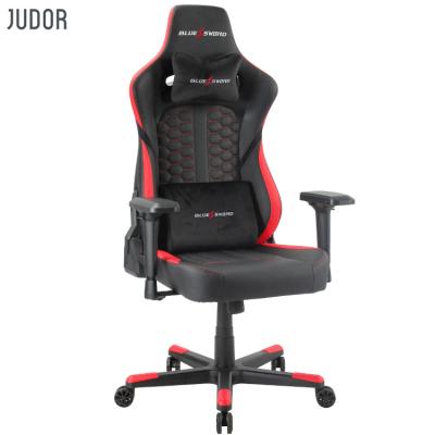 China (Size)Judor Factory Price PU Leather Adjustable Gaming Chair Luxury Computer Gaming Racing Chair for sale