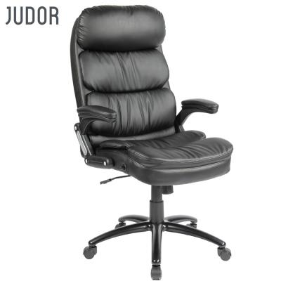 China (Size) Judor Adjustable Ergonomic Desk Chairs Executive Office Furniture Chair Leather Gaming Chair for sale