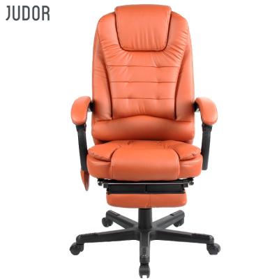 China (Size)Adjustable Judor Wholesales Luxury Genuine Leather Office Chair Office Visitor Chair Boss Office Furniture for sale