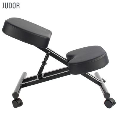 China (Size)Judor Student Adjustable Ergonomic Pu Kneeling Posture Kneeling Chair Study Chair Cheap Stool Office Chair With Brake Wheel for sale