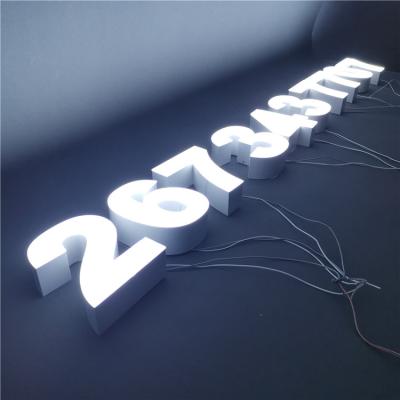 China Popular Light Channel Buildings Letter Aluminum Led Letter Lights Electronic Led Sign for sale