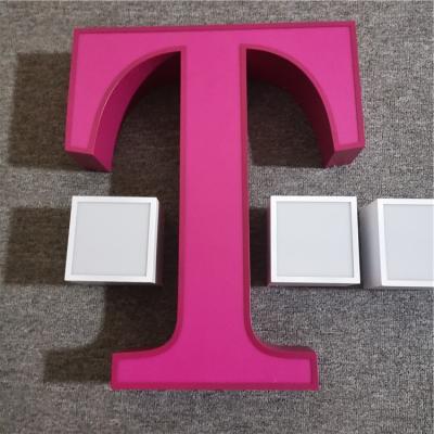 China Wall Mounted 3d Shops Led Letter Sign Board Outdoor Acrylic 3d Channel Letter For Phone Shop for sale