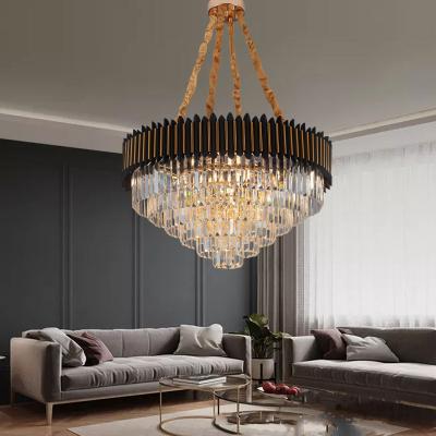 China Contemporary Modern Hanging Large Ring D750*H480 Hotel Lobby Luxury Lighting Crystal Chandelier for sale