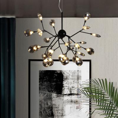 China Fireflies 63 Contemporary Lamp Wholesale Nordic Chandelier Hanging Kid's Room Decorative Lighting Led Kitchen Chandeliers and Pendant Light for sale