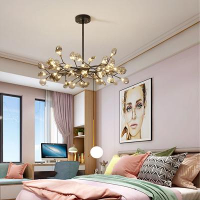 China 54 Lamp Firefly Chandelier Modern Nordic Contemporary Lighting Firefly Chandelier Living Room Bedroom Dining Room Lighting Firefly Chandelier for sale