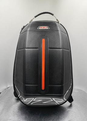 China Waterdichte motorhelm tas rugzak rubberen logo met LED-display Te koop