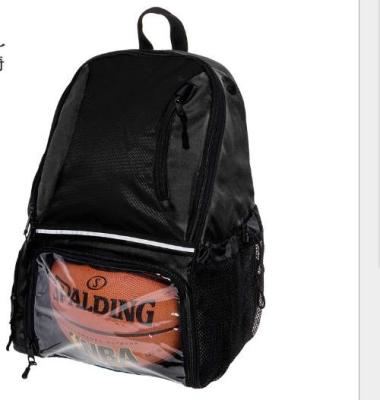 China Schwarzer personalisierter Basketballrucksack mit Ballfach zu verkaufen