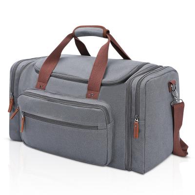 Chine Sac de sport gris valise grande capacité avec compartiment à chaussures à vendre