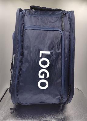 China Schwarze Padelschlägertasche mit Logo-Aufdruck. Voll funktionsfähiger Tennisschläger-Rucksack zu verkaufen