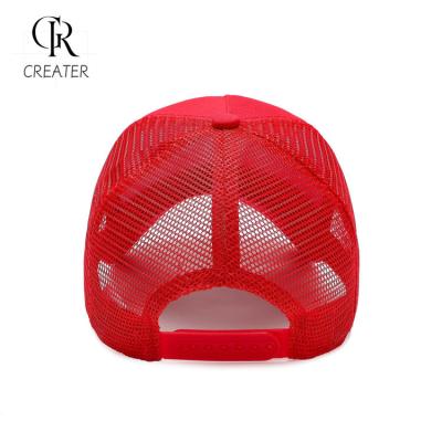 China Custom Logo 3D Borduurwerk Baseball Hoed OEM Custom Logo Trucker Baseball Cap Te koop