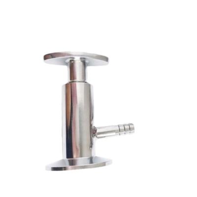 China Low beer price guaranteed quality 304 stainless steel 316L flange sanitary sampling valve for beer for sale